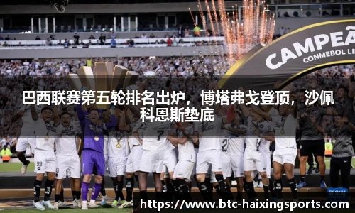 巴西联赛第五轮排名出炉，博塔弗戈登顶，沙佩科恩斯垫底